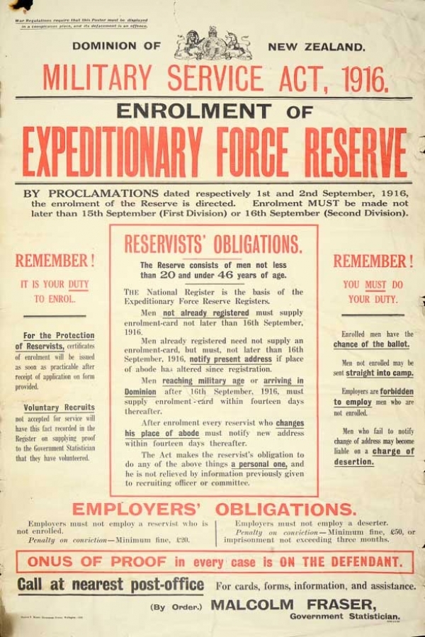 Enrolment of expeditionary force reserve